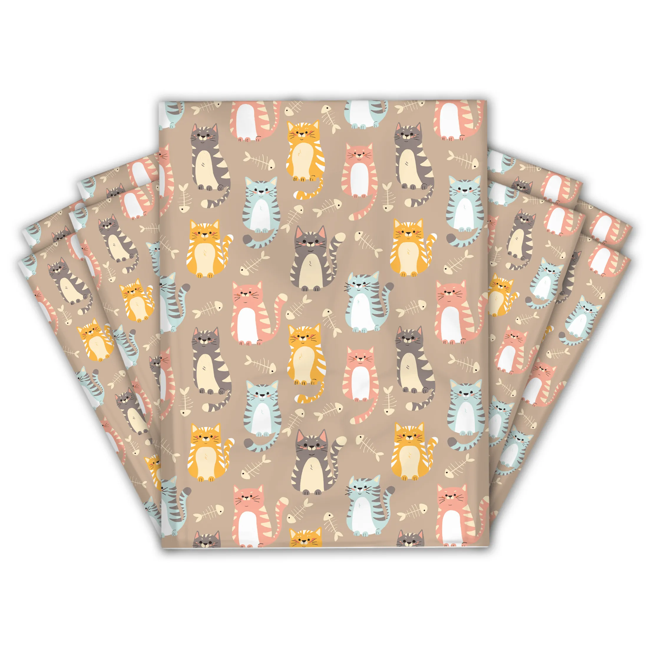 10x13 Cats Designer Poly Mailers Shipping Envelopes Premium Printed Bags