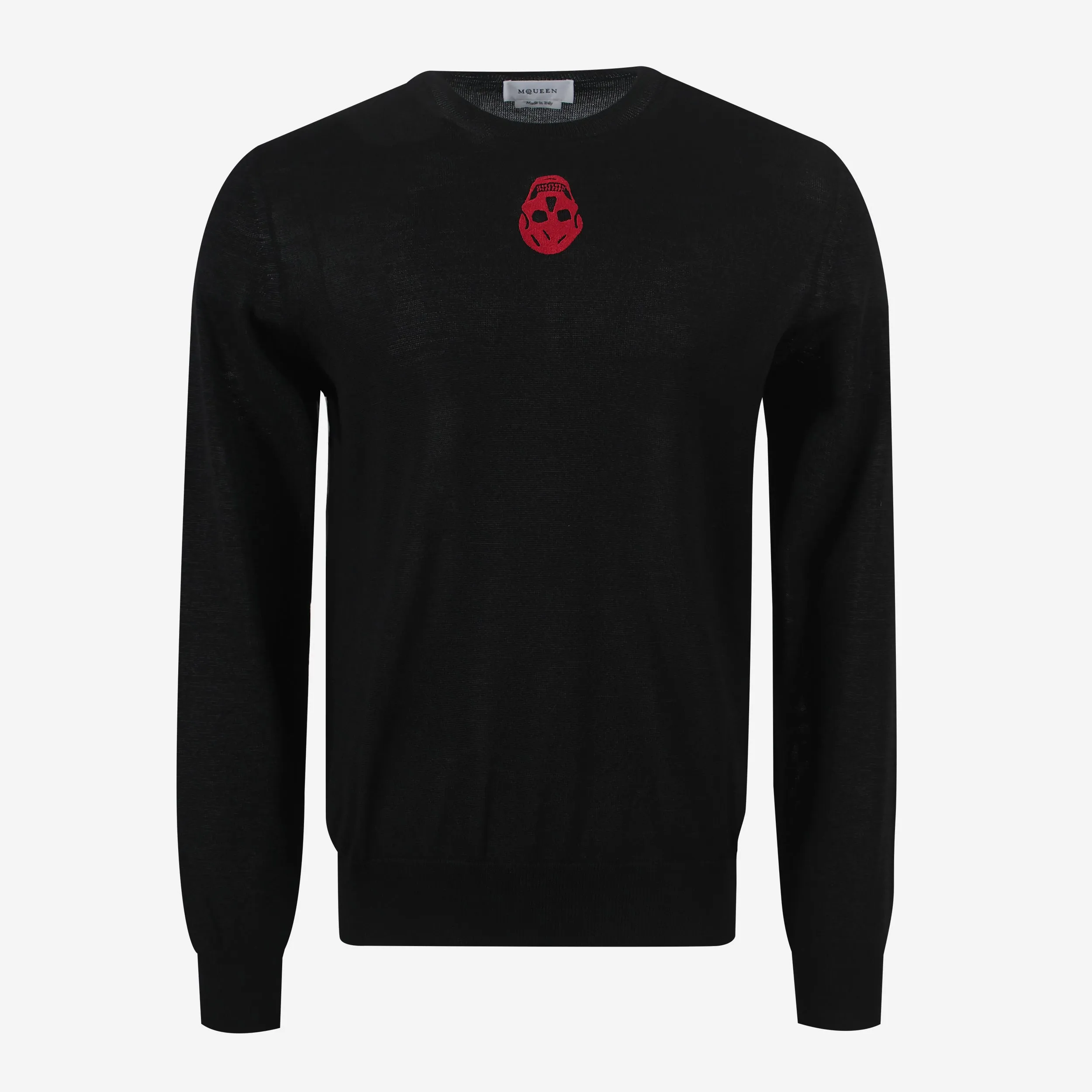 Alexander McQueen Upside Down Skull Logo Knitwear