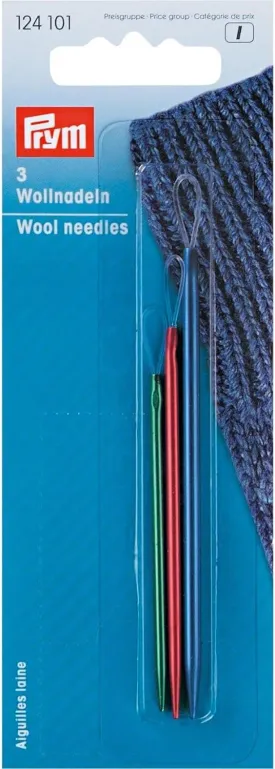 Aluminium Wool Needles with Nylon Loop - PRYM