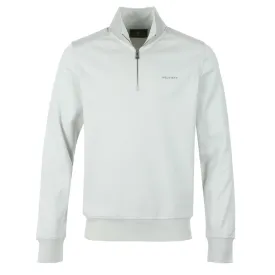 Belstaff Alloy Quarter Zip Sweat Top in Mercury