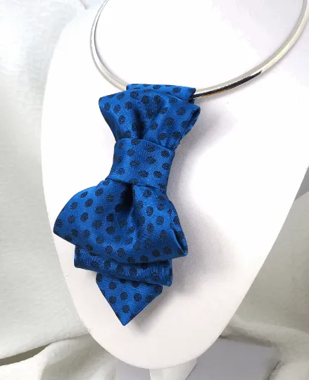 BOW TIE "BLUE CHAMPAGNE" FOR WOMEN