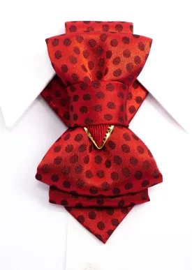 BOW TIE "RED CHAMPAGNE" FOR WOMEN