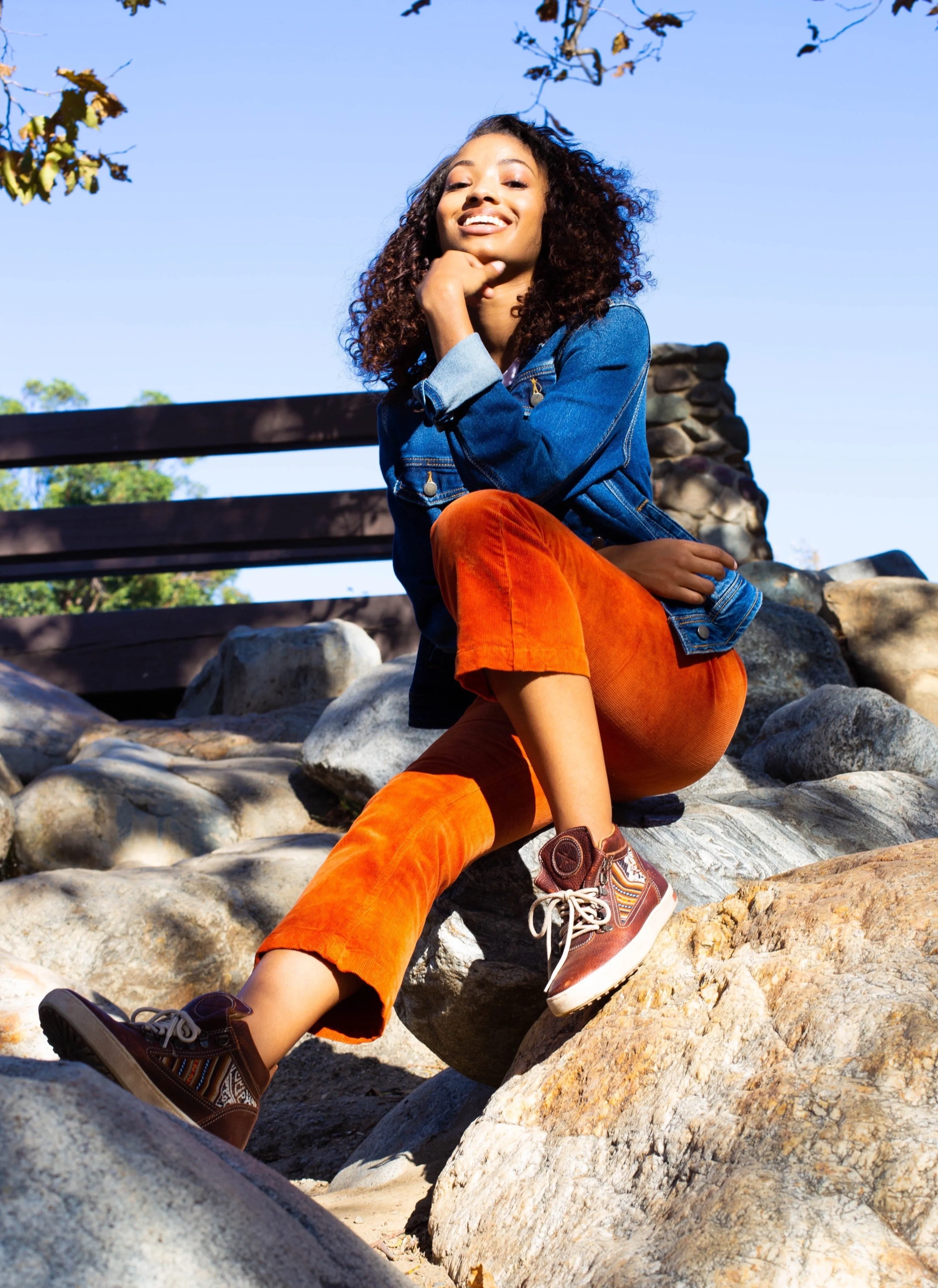 Brown Leather Camping Boot