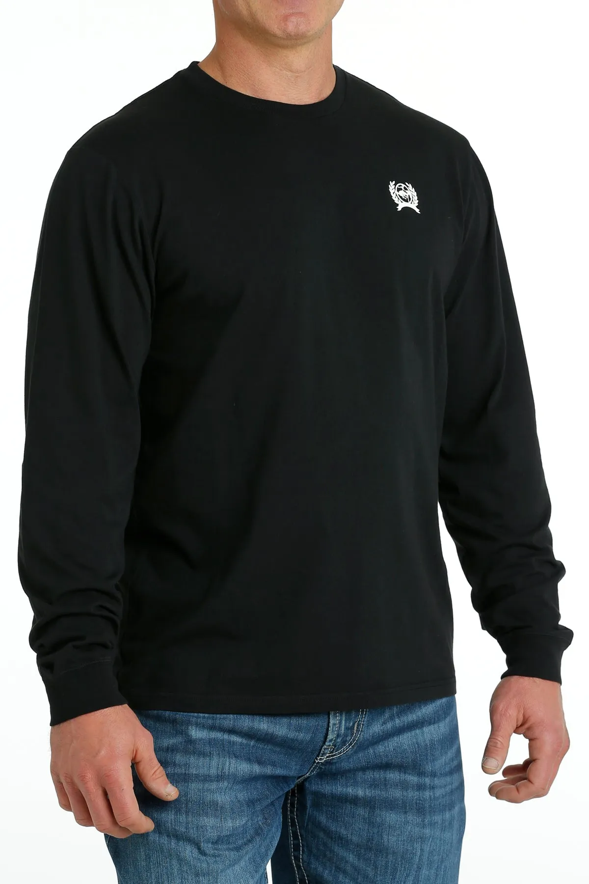 Cinch "Pioneers and Patriots" Black Long Sleeve Tee for Men