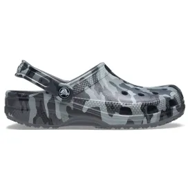 Classic Printed Camo Clogs - Slate Grey Camo by Crocs