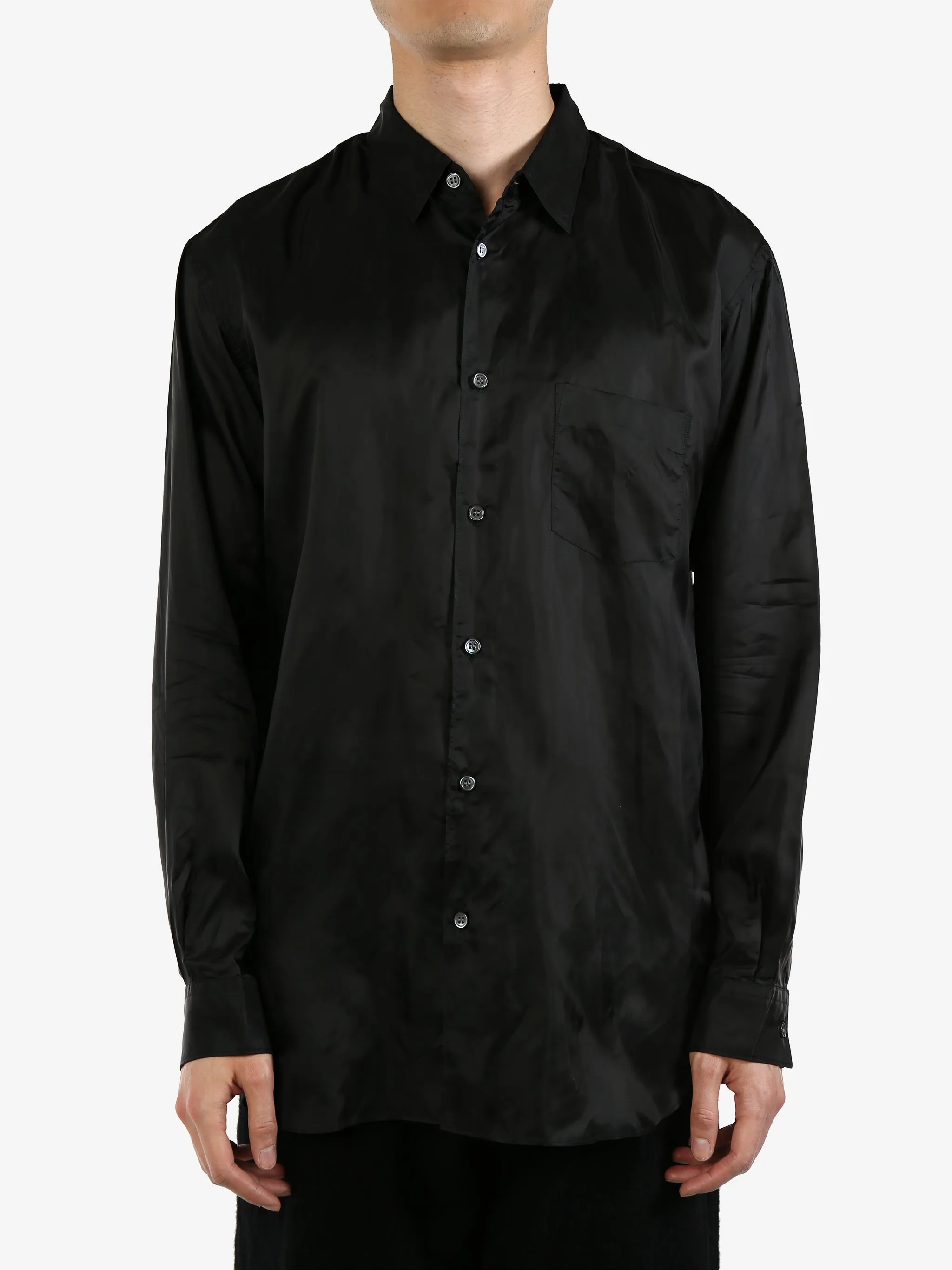 COMME DES GARCONS SHIRT - Men Regular Fit Cupro Dress Shirt