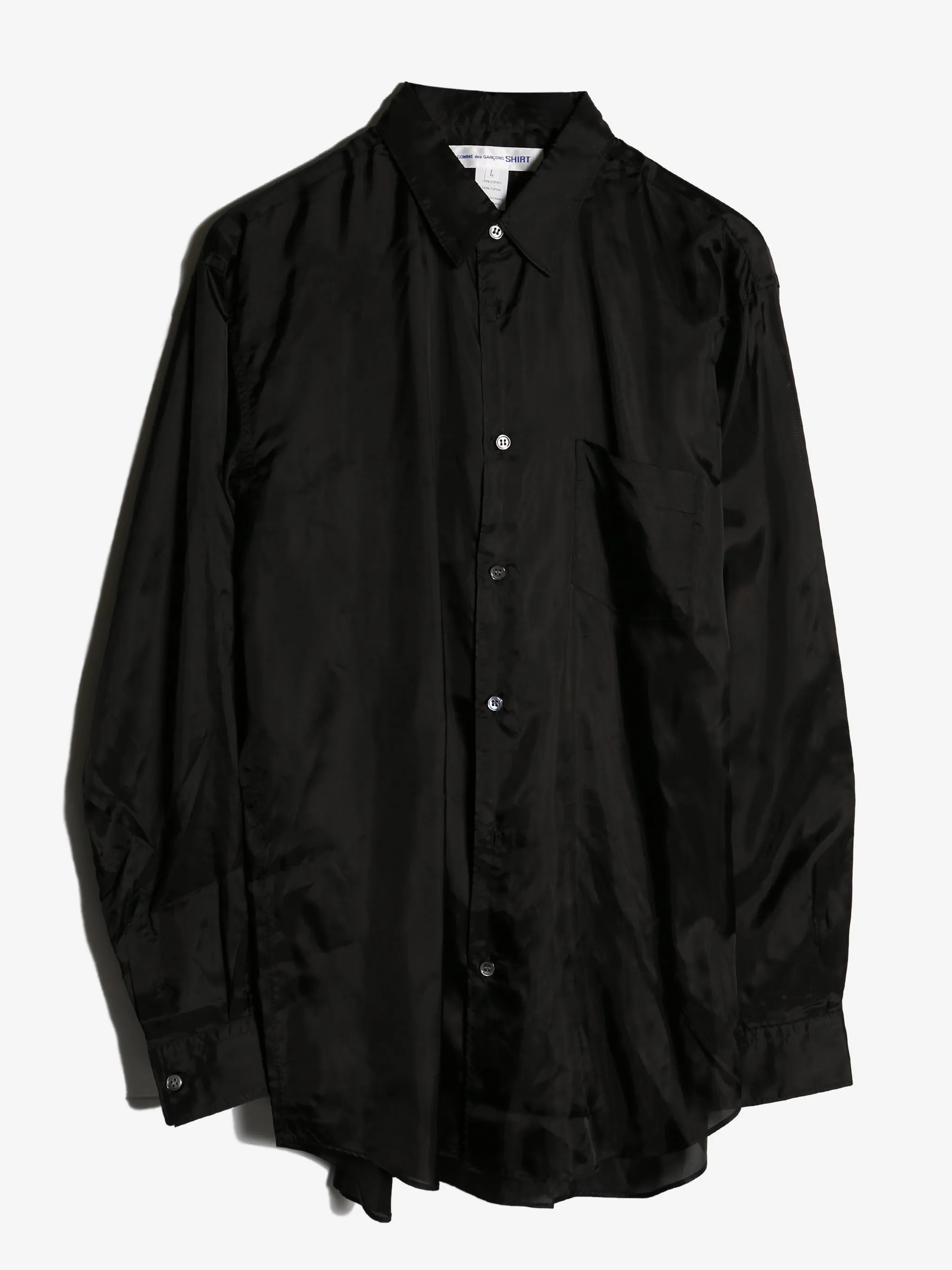 COMME DES GARCONS SHIRT - Men Regular Fit Cupro Dress Shirt