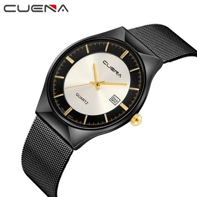 CUENA Stainless Steel Wrist Watch For Men