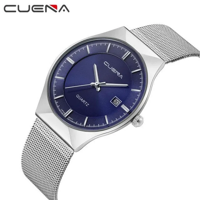 CUENA Stainless Steel Wrist Watch For Men