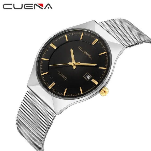 CUENA Stainless Steel Wrist Watch For Men