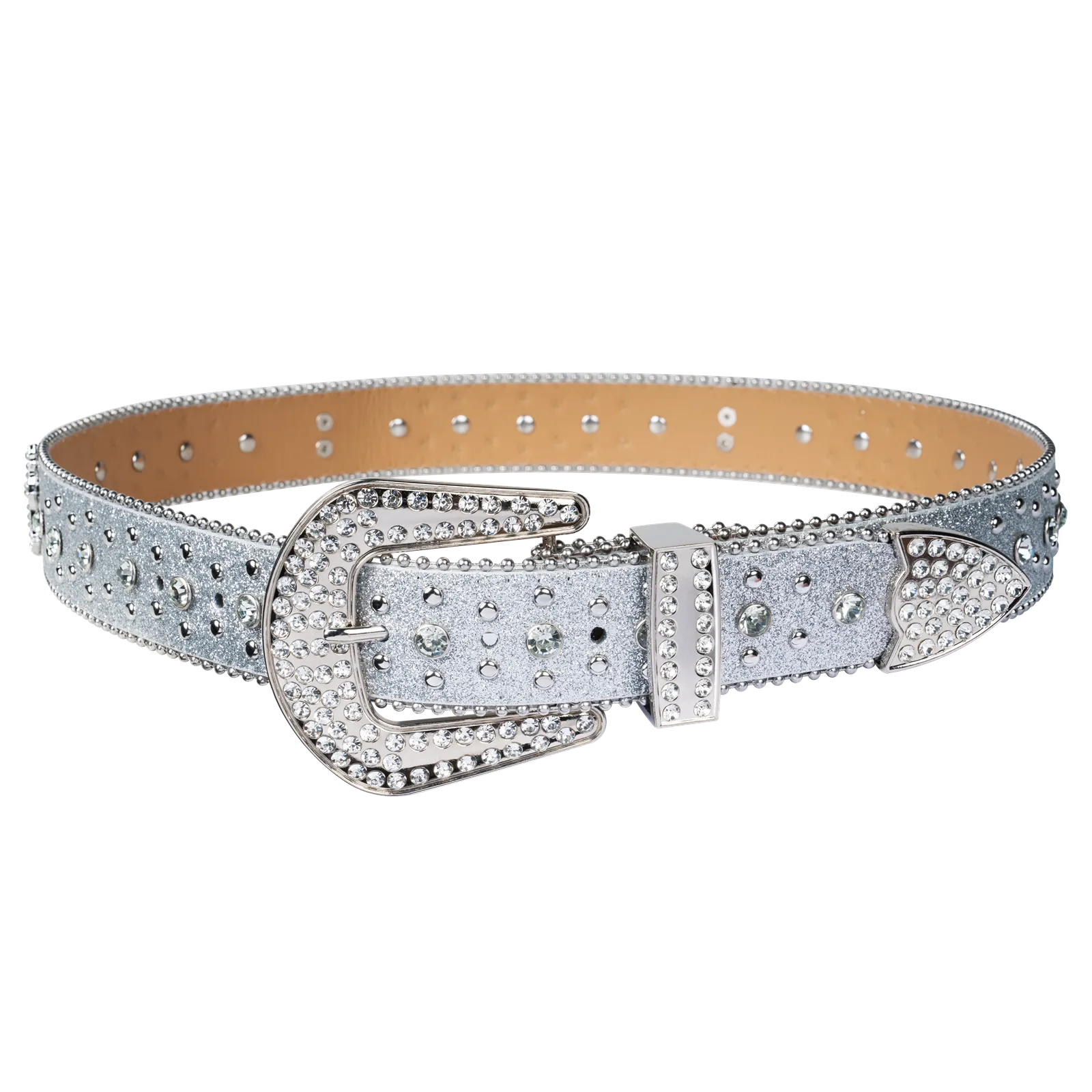 Dream Apparel Premium Straps Men Women Western Fashion Bling Bling Rhinestones Crystal Diamond Belt