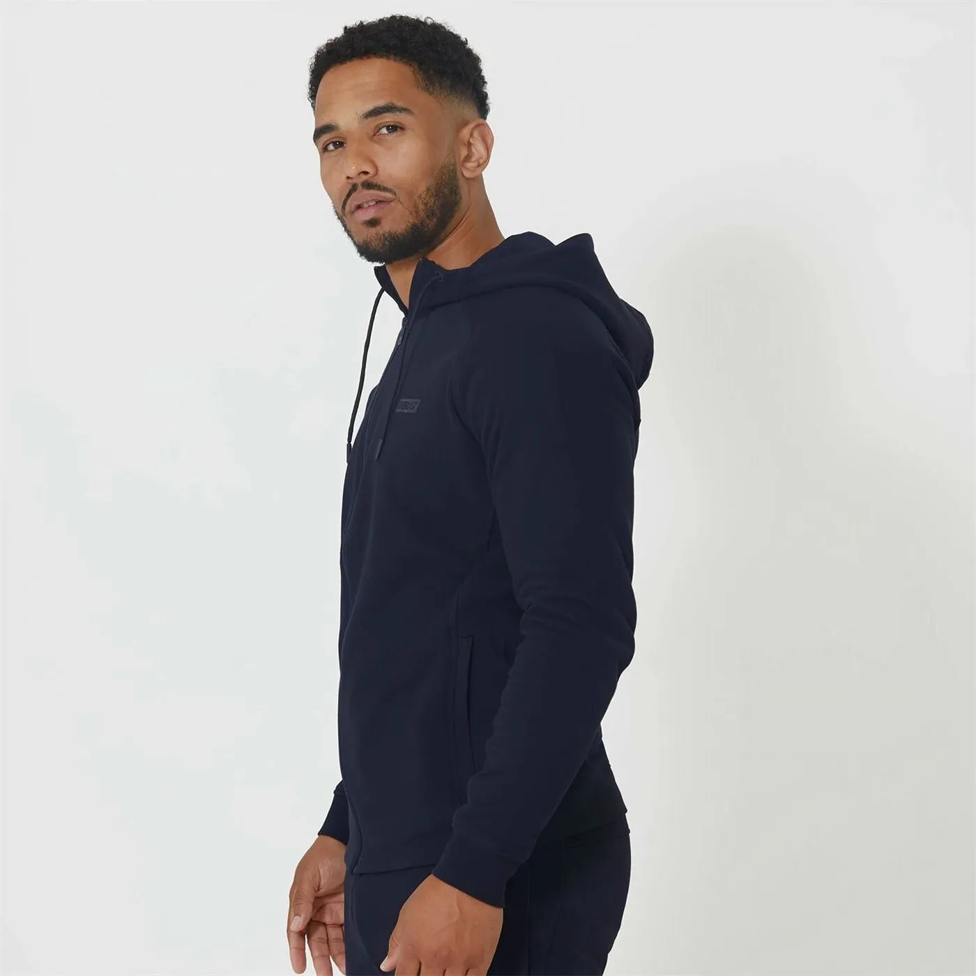 EVLST Navy Zip Up Hoodie