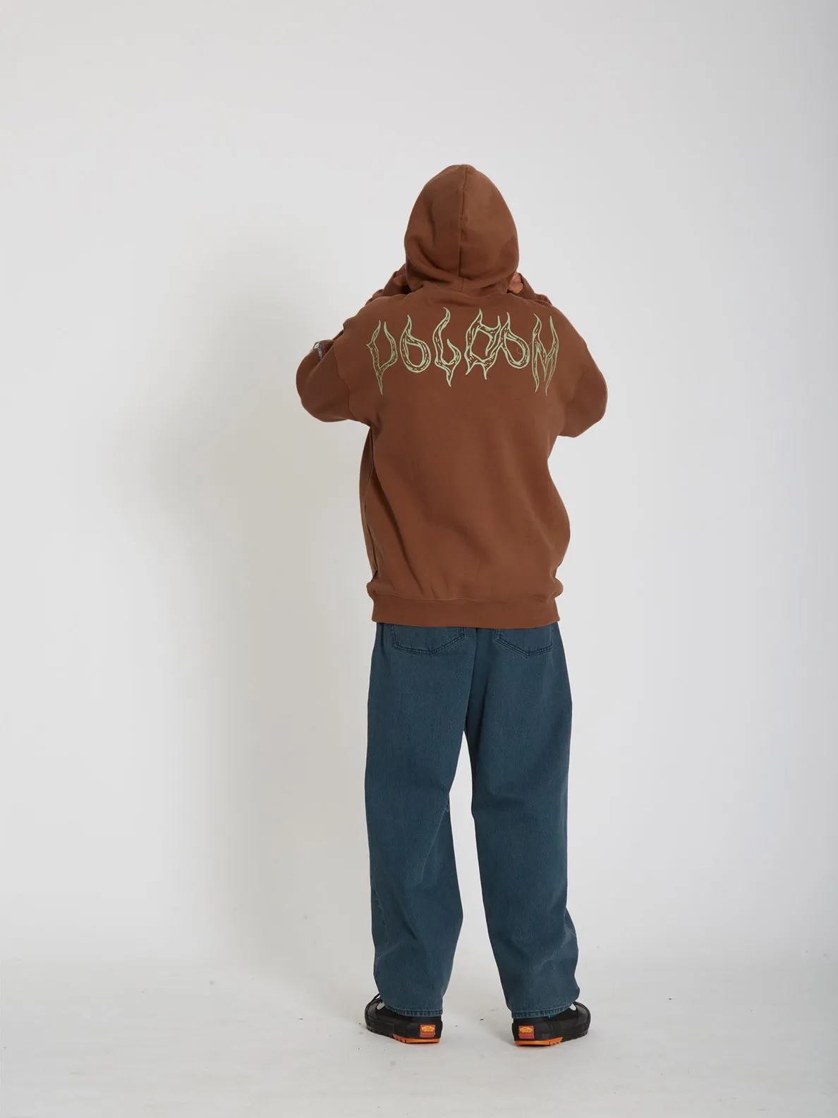 FEATURED ARTIST CHRISSIE ABBOT X FRENCH PULLOVER HOODIE - MOCHA