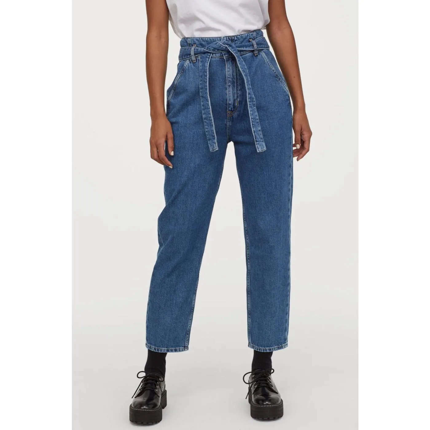 HM Dark Blue Mom Jeans