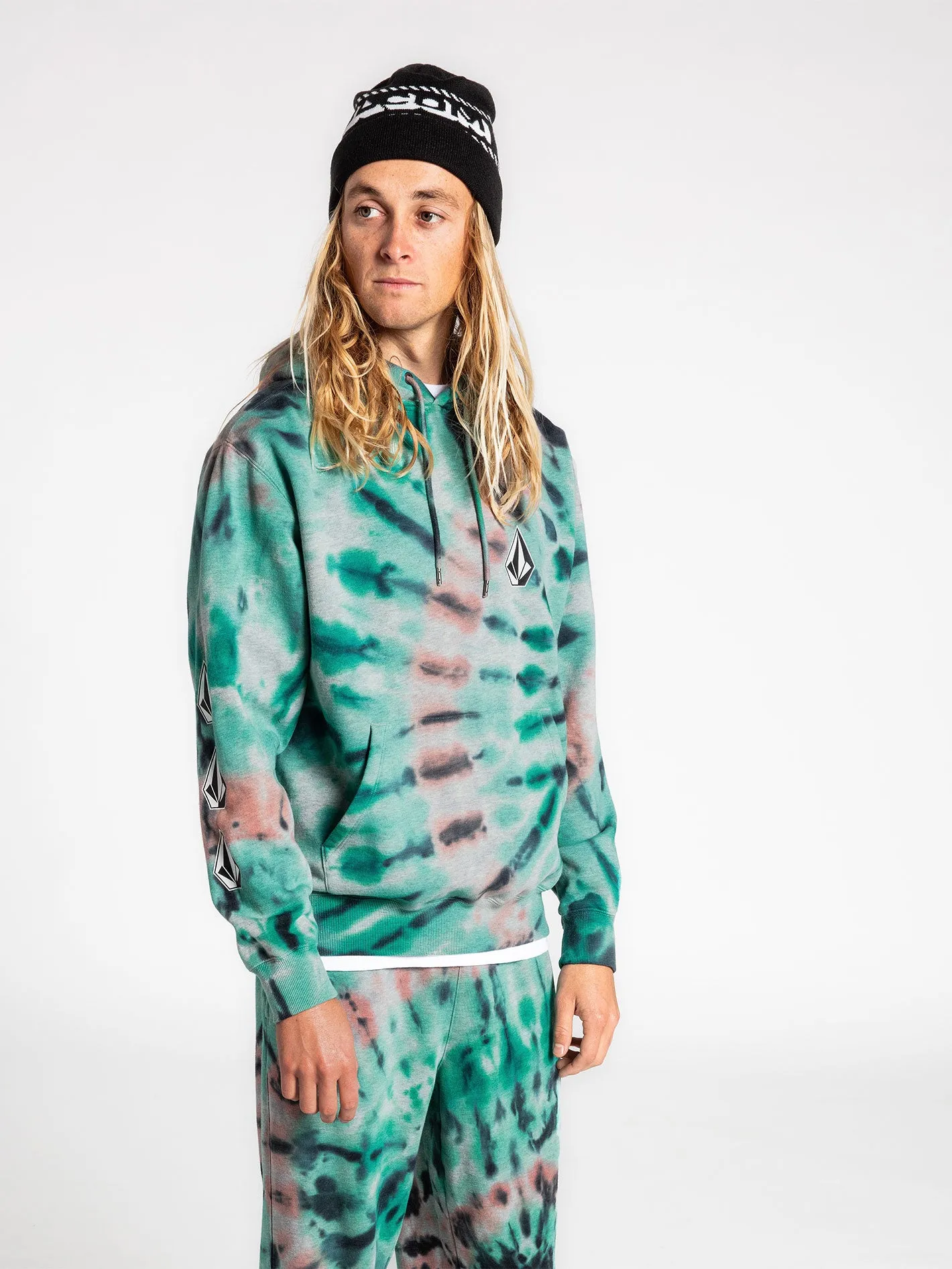 Iconic Stone Plus Pullover Hoodie - Tie Dye