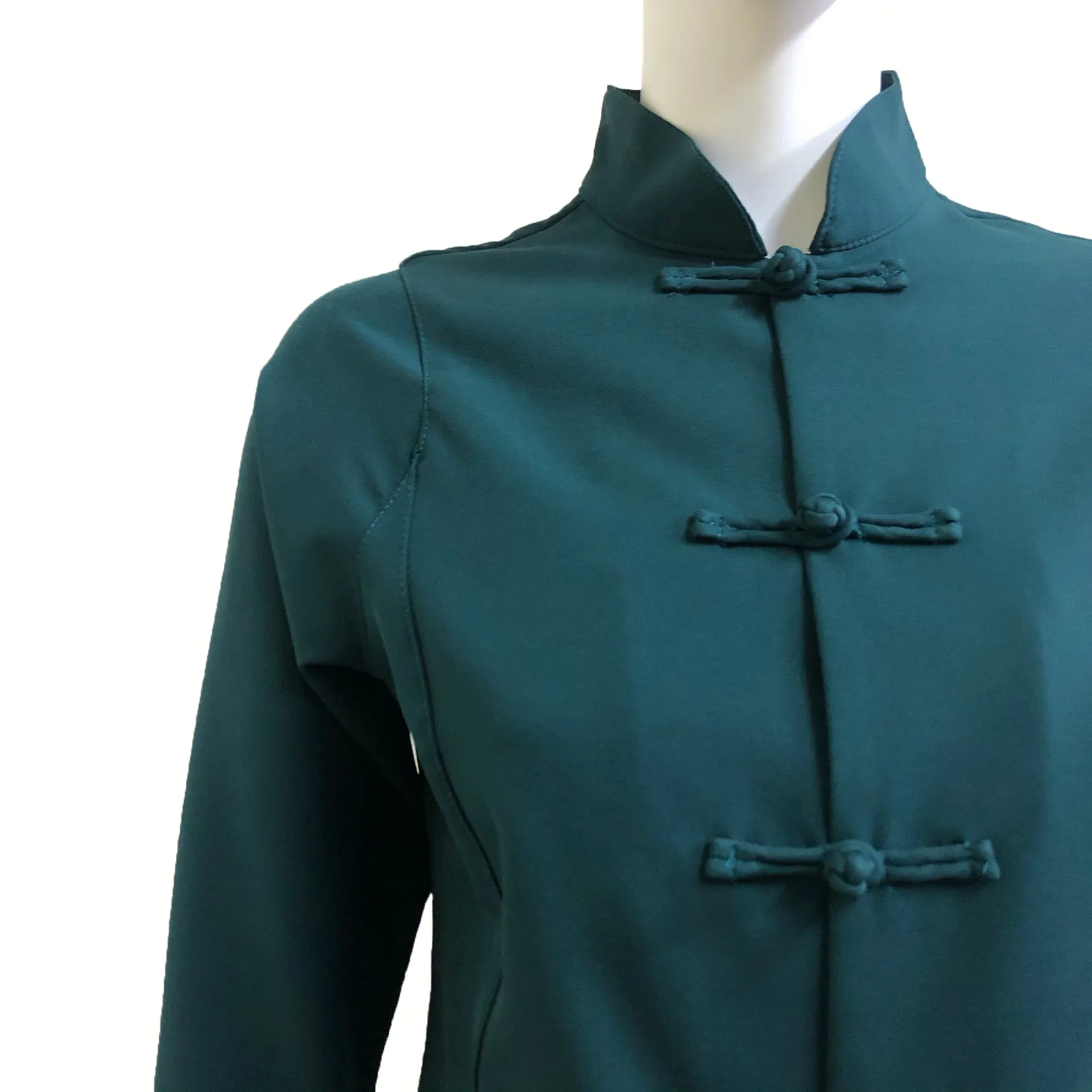 Knot Button Jacket, Dark Green