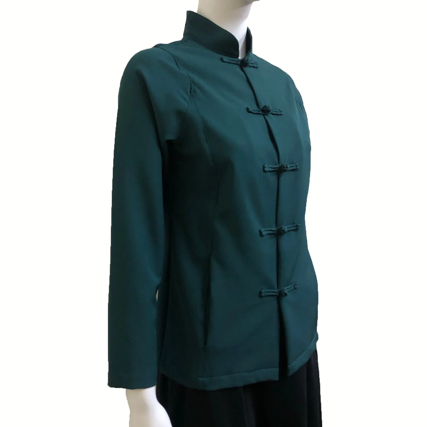 Knot Button Jacket, Dark Green