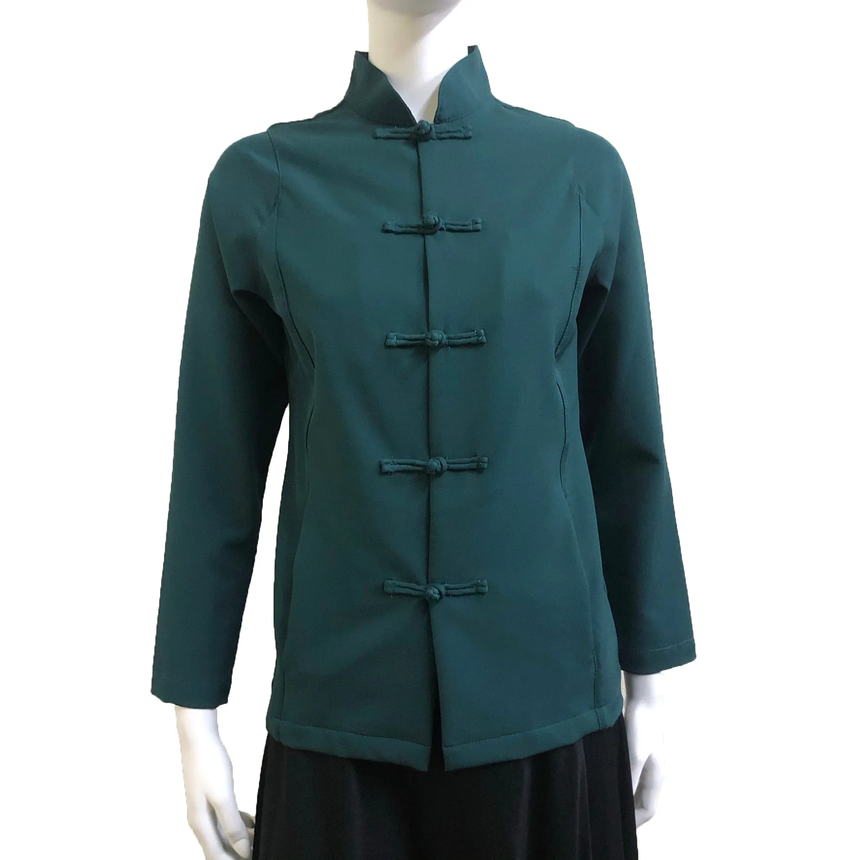 Knot Button Jacket, Dark Green