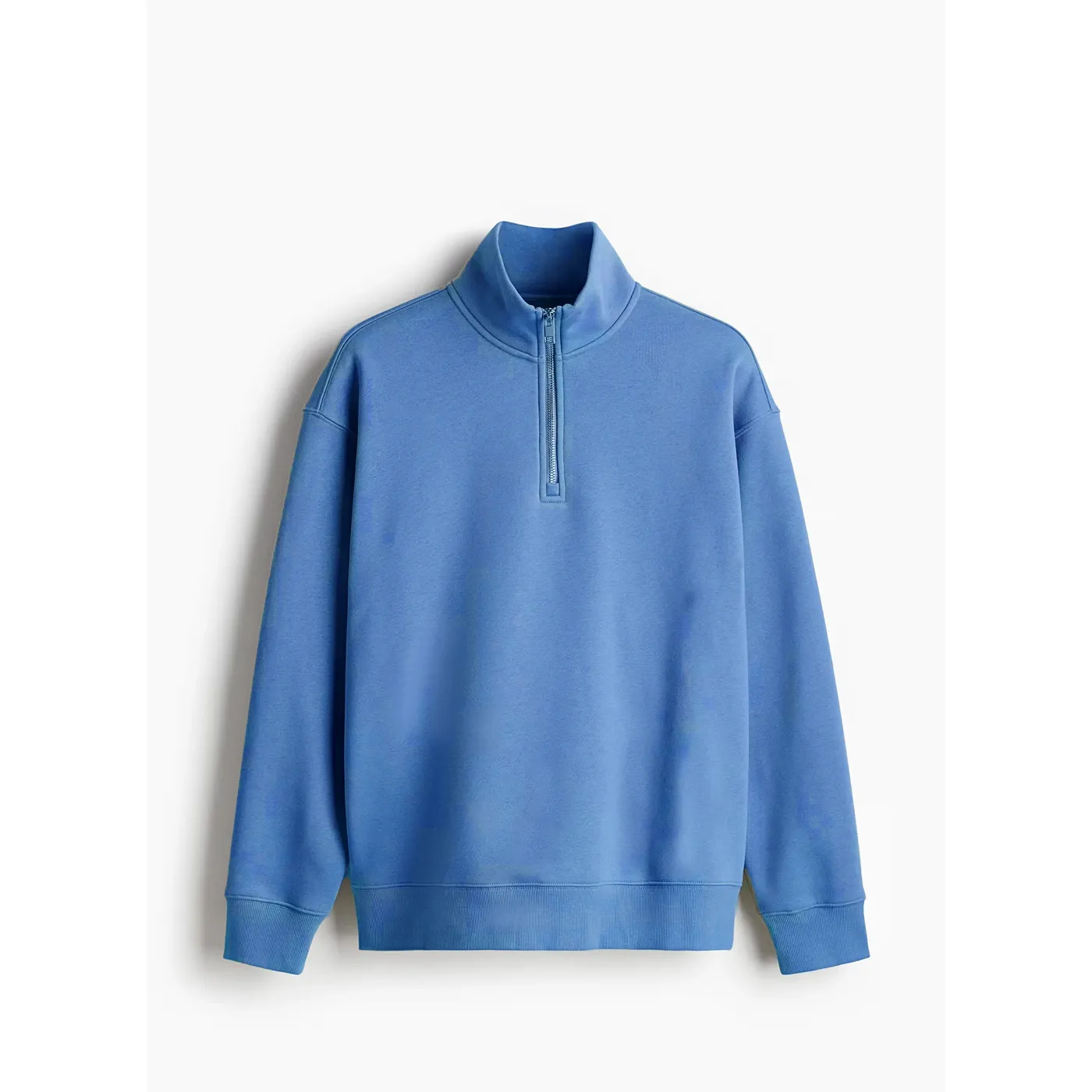 Light Blue Half Zip Sweatshirt