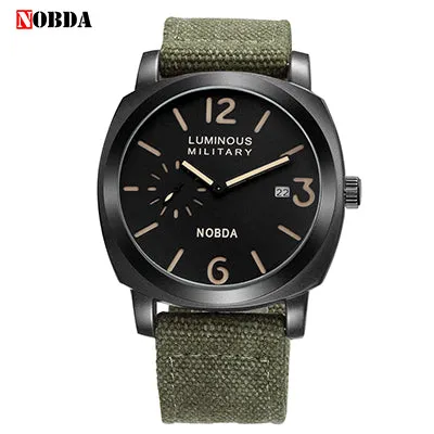 Men Watches Top Brand Luxury Leather Strap Sports Brown Army Military Quartz Watch Men Wrist Watch Clock Men's relogio masculino