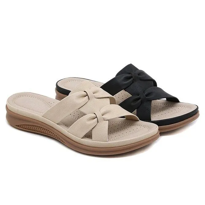 OCW Best Walking Orthopedic Sandals Bowknot Versatile Leisure Women Summer Footwear