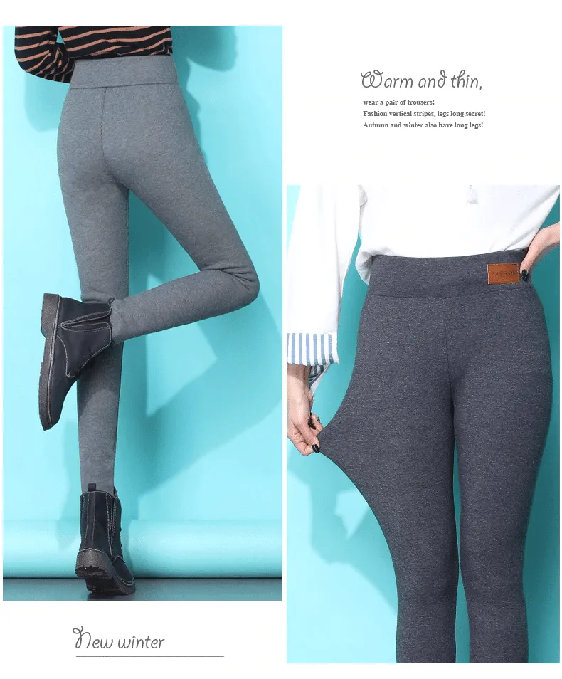 OCW Super Thick Cashmere Leggings - Lined Leggings