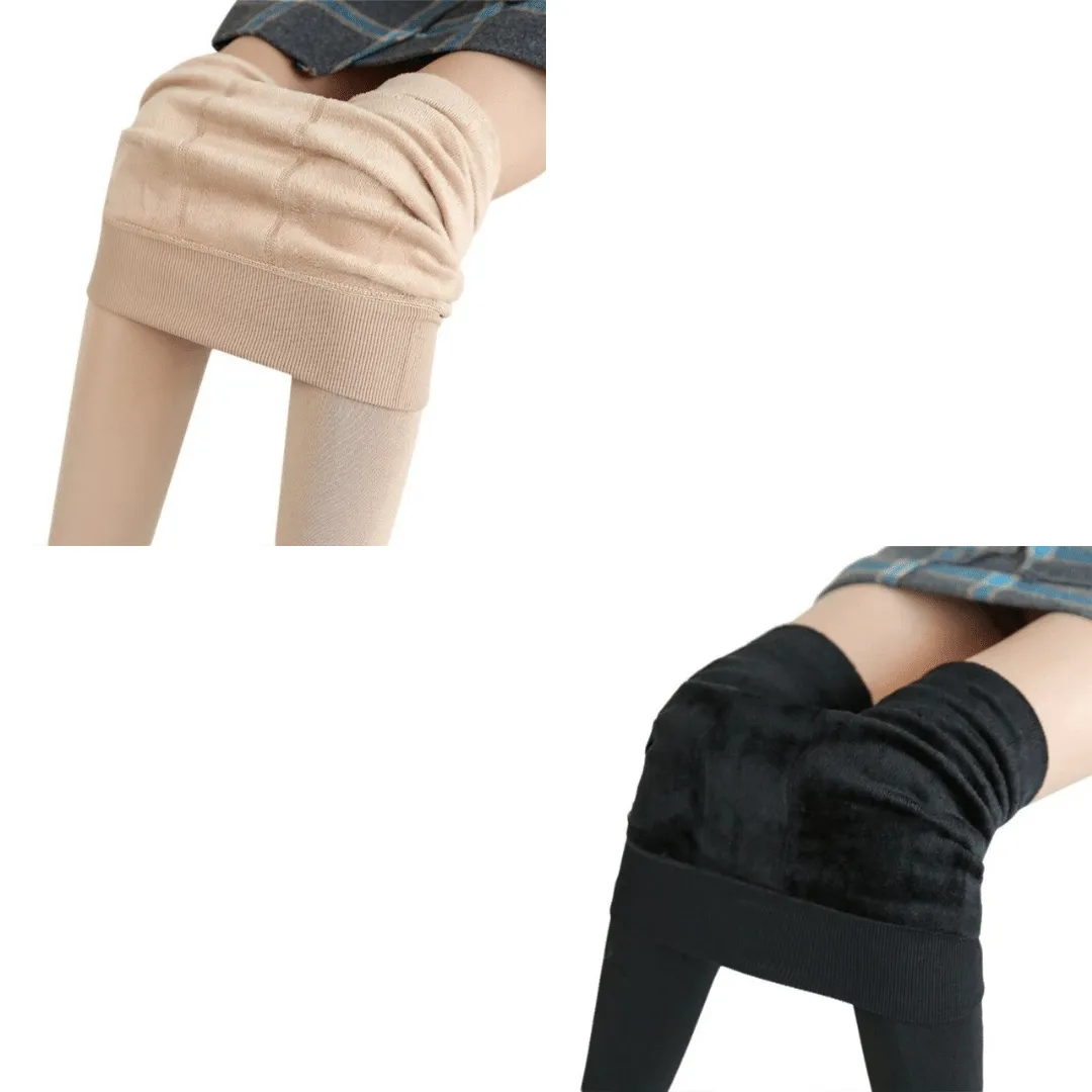 OCW Women Velvet Legging Thermal High Elasticity Winter High Waist Pants