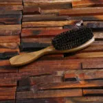 Personalised Natural Wood Brush with Nylon Bristles