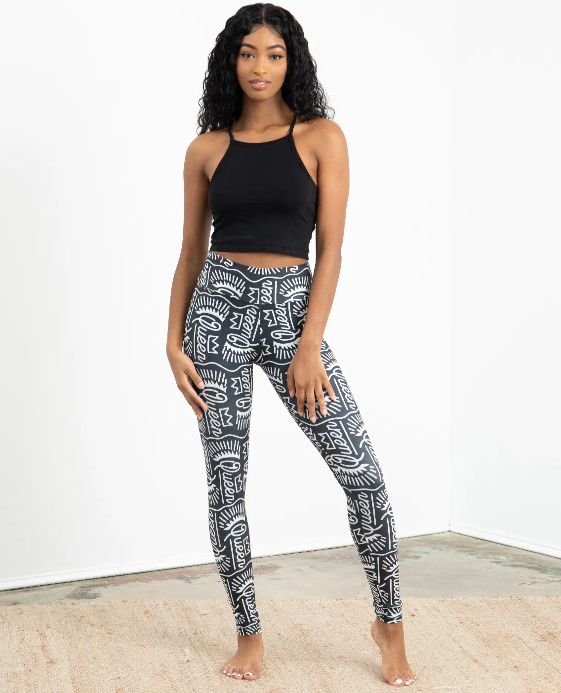 Queen with a Crown Fly Girl Leggings