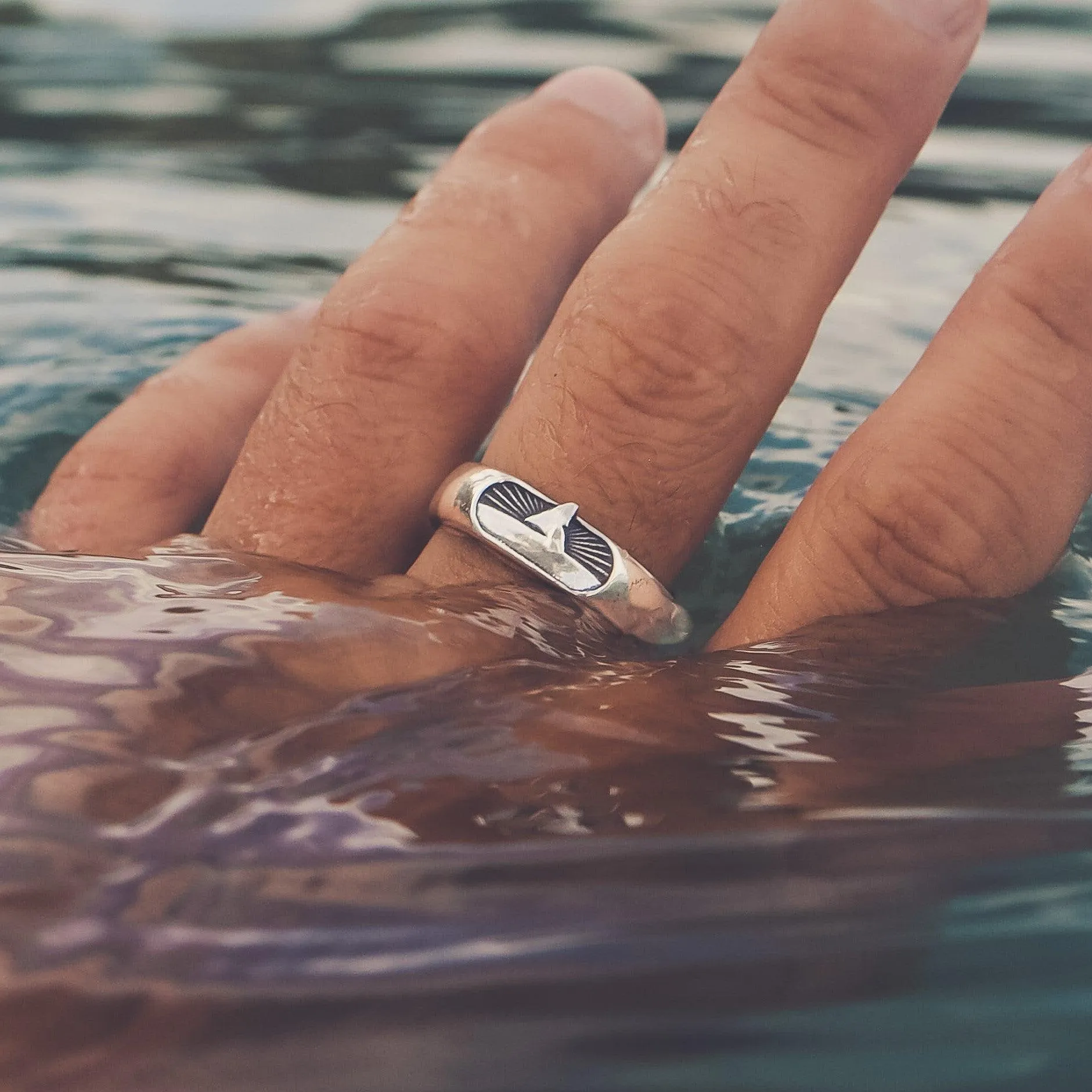 Shark Tracker Ring