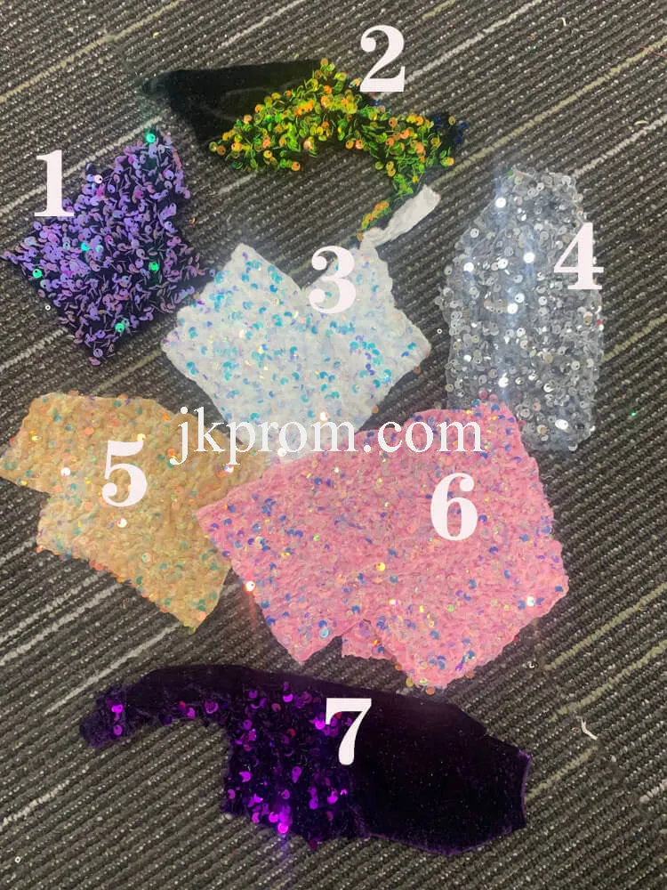 Sky Blue Sequin Prom Dresses For Black Girls,Mermaid Birthday Dress Sexy One Shoulder Party Gown with Slit