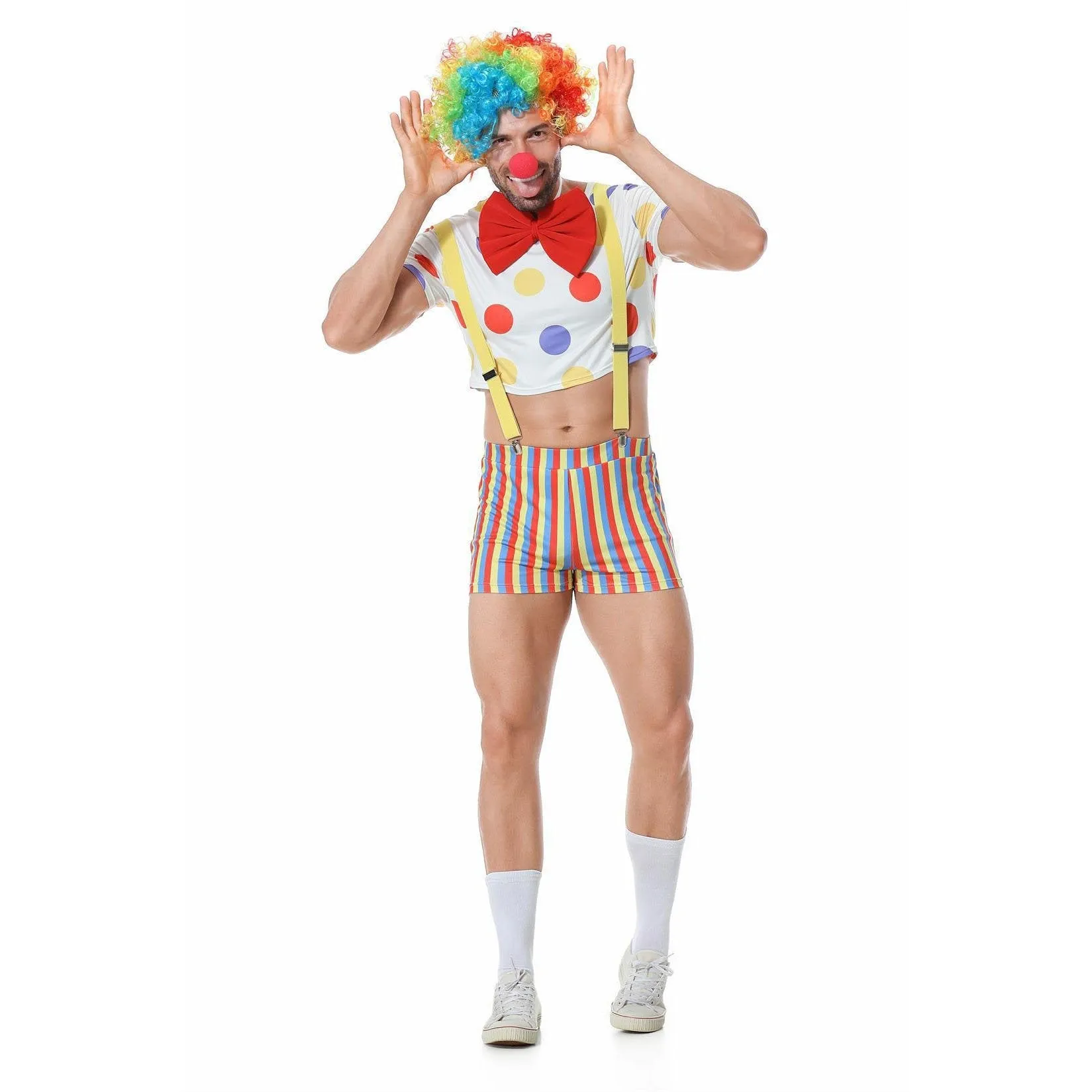 Stag Do Party Fancy Dress Costume Clown For Men