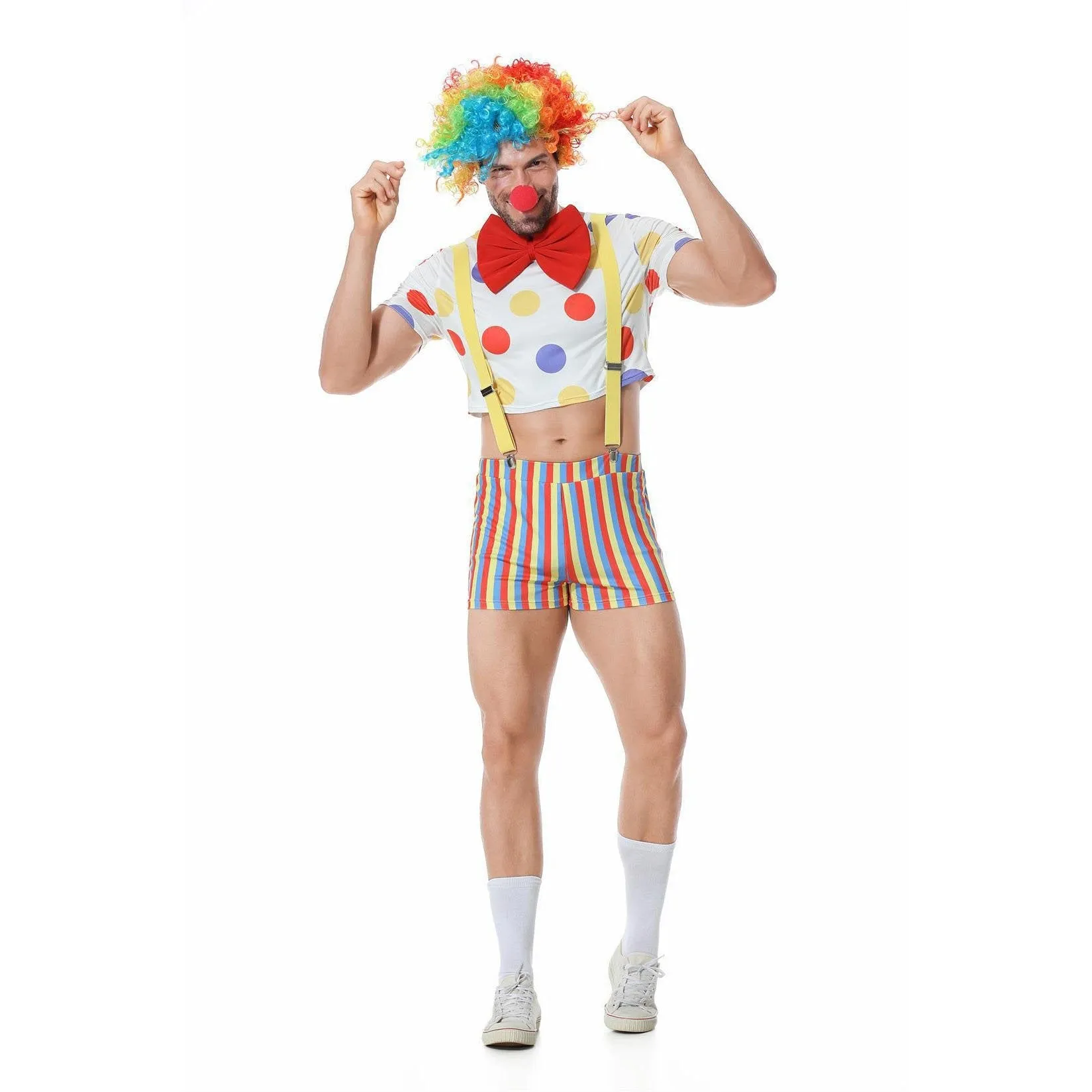 Stag Do Party Fancy Dress Costume Clown For Men