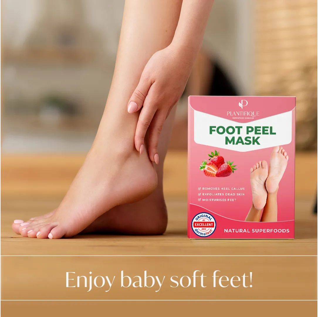 Strawberry Foot Peeling Mask