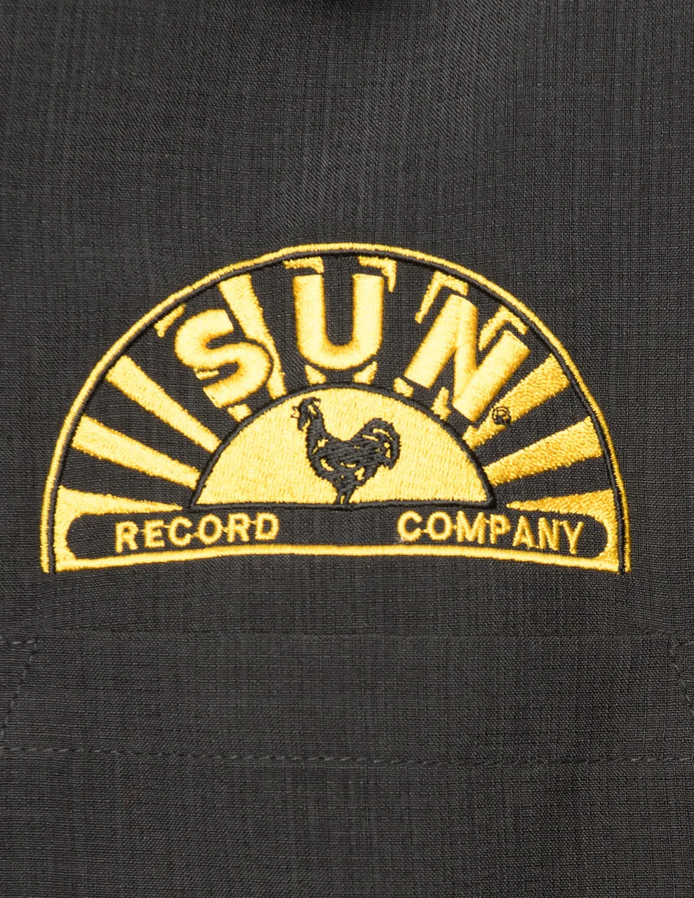 Sun Records Music Note Bowling Shirt