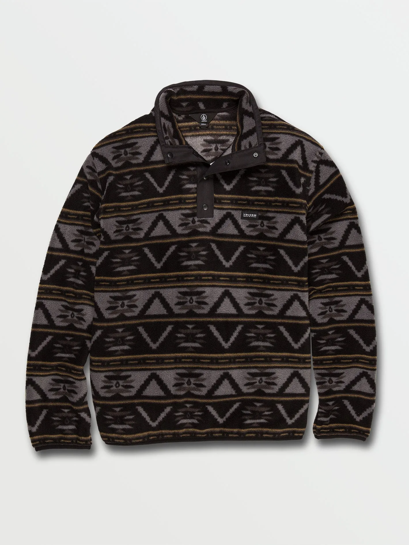 Switch Case Mock-Neck Zip Sweatshirt - Print