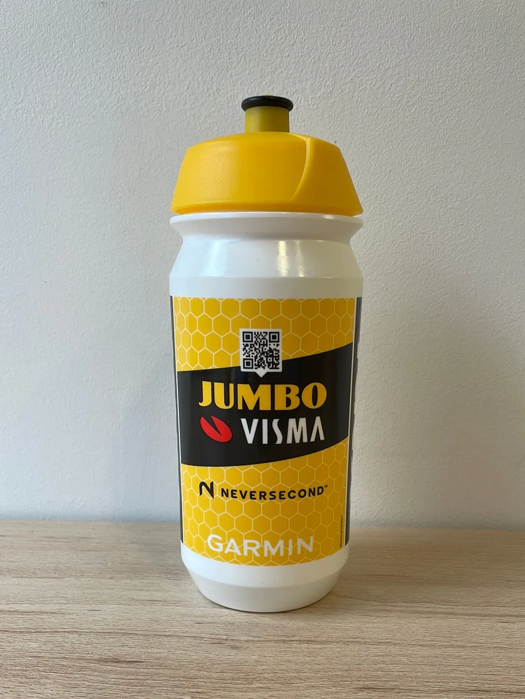 Team Jumbo Visma AGU Bidon Water Bottle 500ml 2022 Neversecond