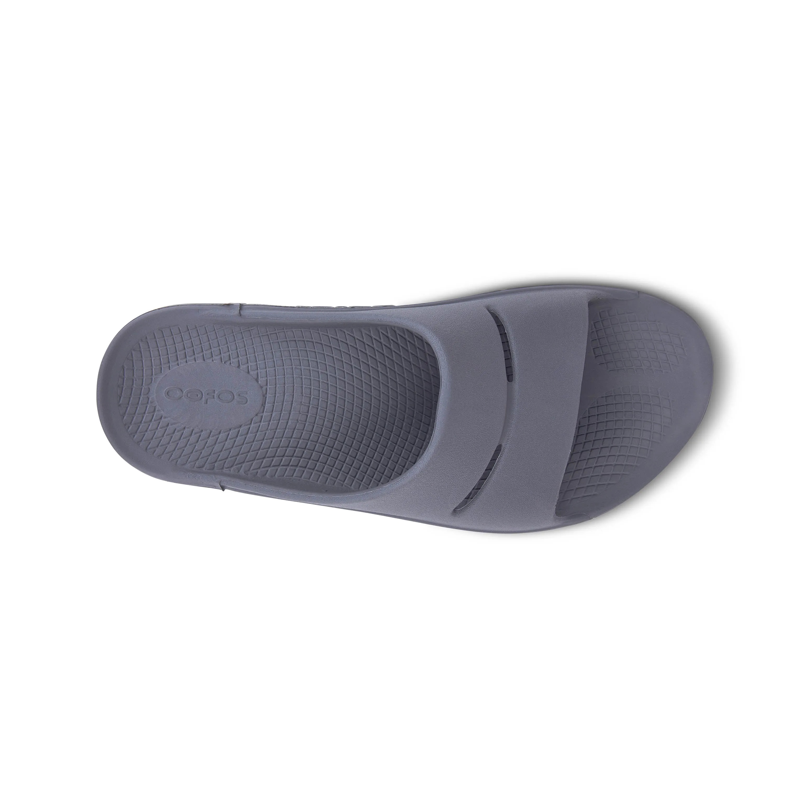 Unisex Oofos OOahh Slide Color: Slate