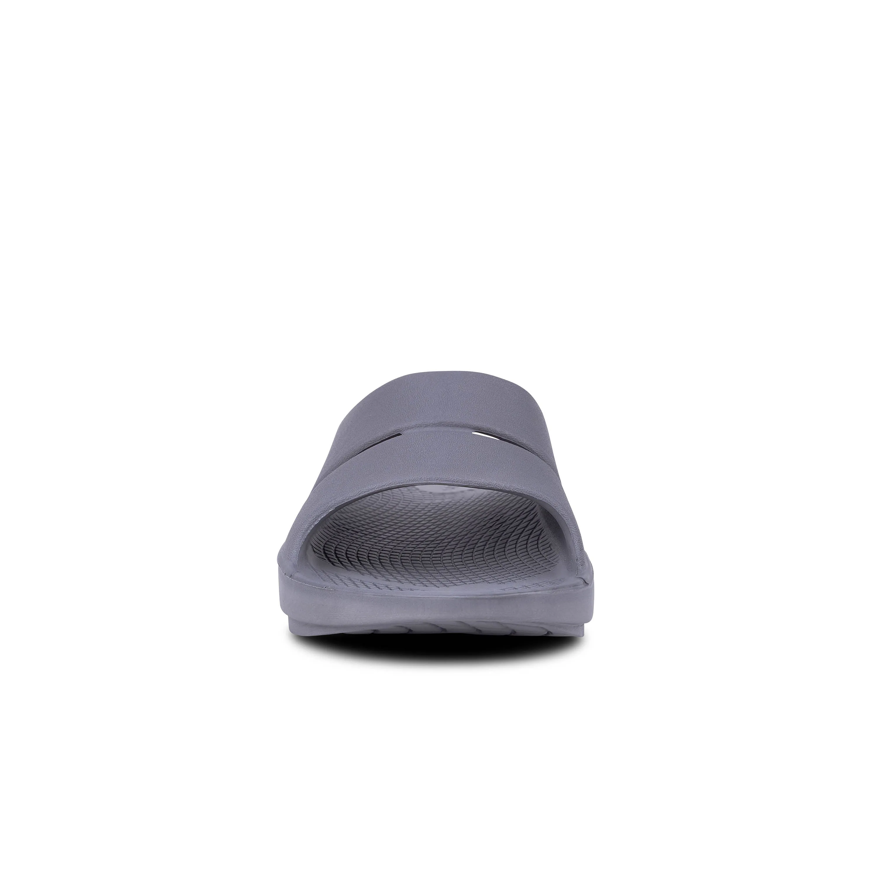 Unisex Oofos OOahh Slide Color: Slate