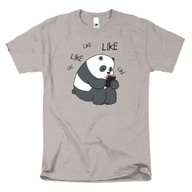 We Bare Bears Like Like Like Heather Adult T-Shirt