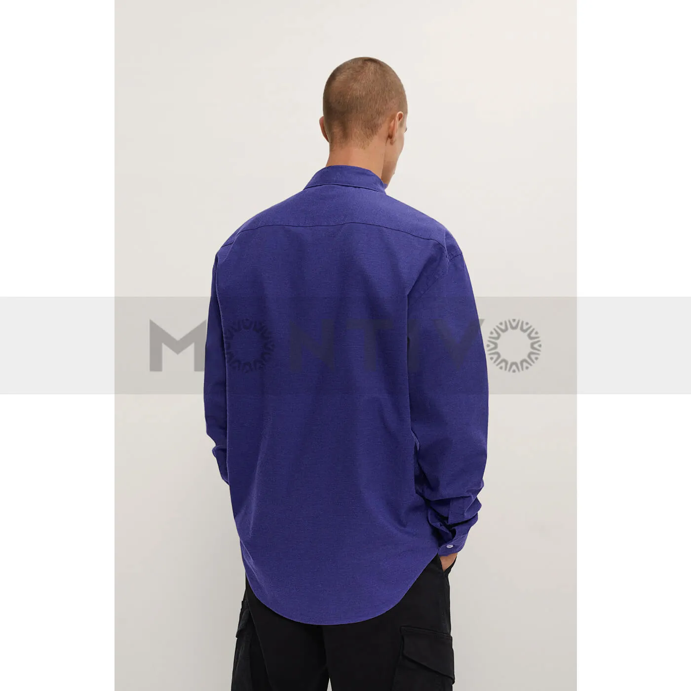 Zara Slim Fit Royal Blue Shirt