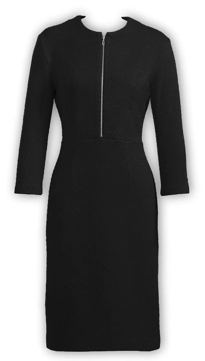 Zip Neck Dress