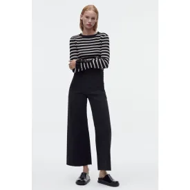 ZR High Rise Black Wide Leg Jeans